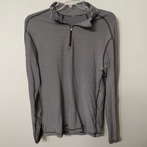 Striped long sleeve LuluLemon top